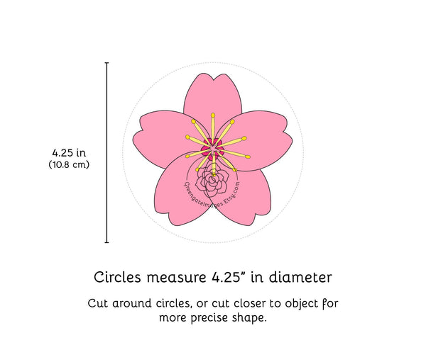 Flower Garland - Printable Digital Download by Greengate Images