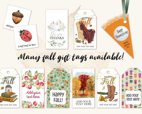 Cozy Chair Scene Fall Gift Tag - Printable Digital Download by Greengate Images