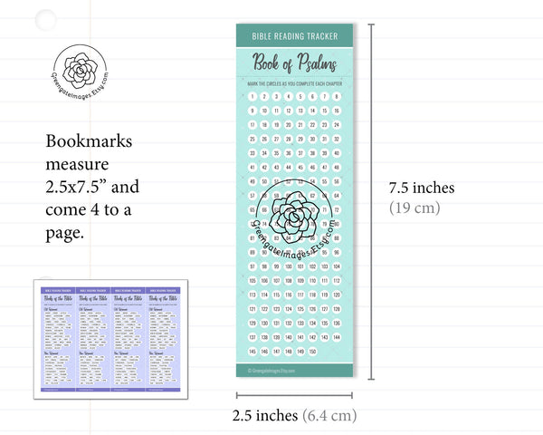 Bible Bookmark Set - Color - Printable Digital Download by Greengate Images