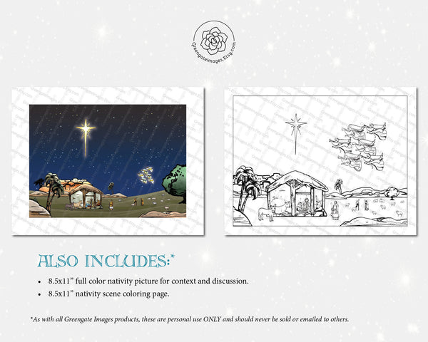 Nativity Bingo - Greengate Images