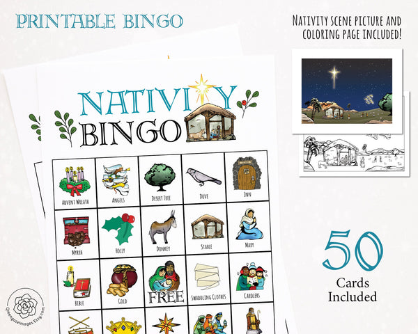 Nativity Bingo - Greengate Images