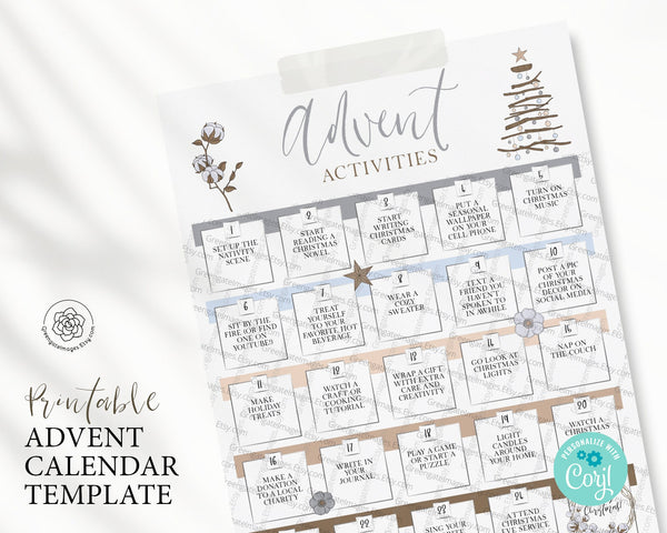PRINTABLE Advent Calendar 