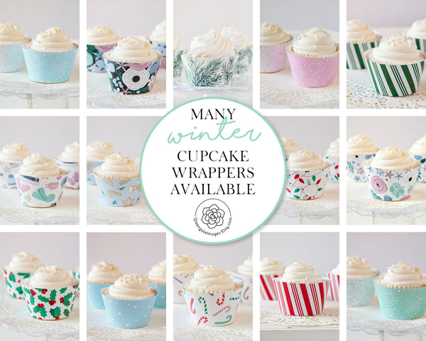 Winter Cupcake Wrappers 