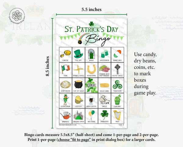 St. Patrick's Day Bingo - I