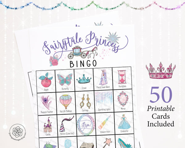 Fairytale Princess Bingo - Greengate Images