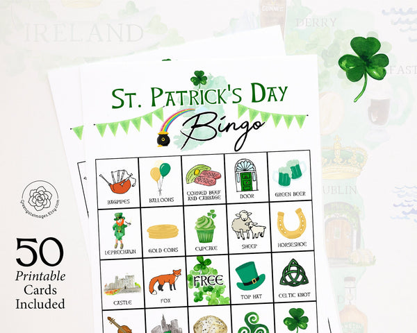 St. Patrick's Day Bingo - I - Greengate Images