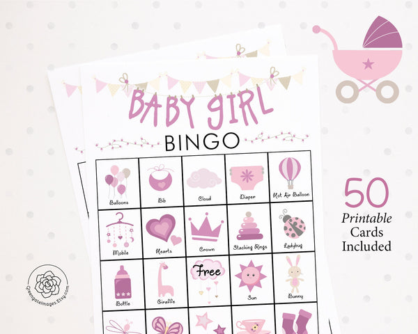 Baby Girl Bingo - Greengate Images