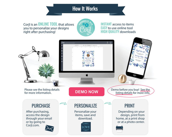Forget-Me-Not Seed Packet Tags - Printable Digital Download by Greengate Images