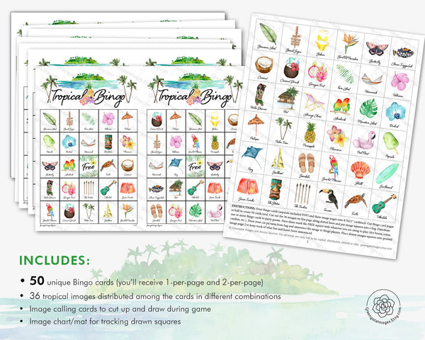 Tropical Bingo - Greengate Images