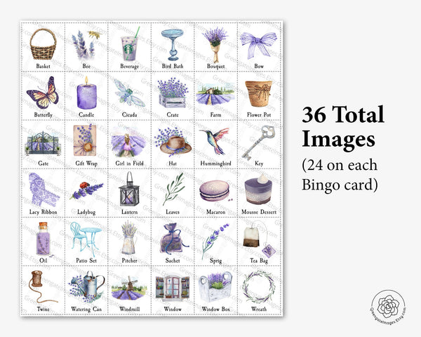 Lavender Bingo - Greengate Images