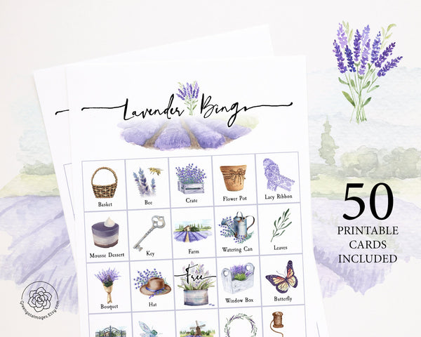 Lavender Bingo - Greengate Images