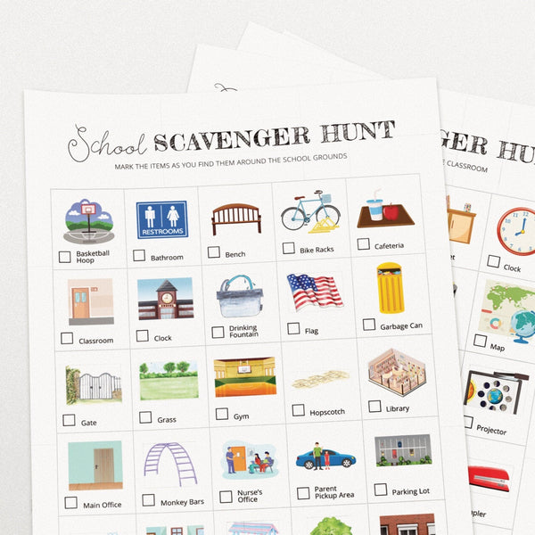 School Scavenger Hunt - Greengate Images