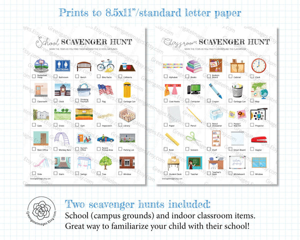 School Scavenger Hunt - Greengate Images