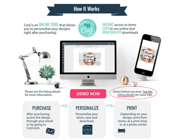 Crow and Jack-o-Lantern Water Bottle Labels - Printable Digital Download by Greengate Images