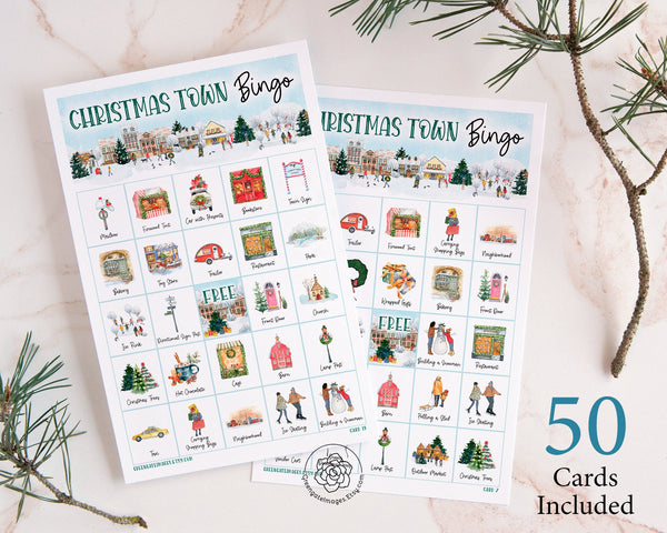 Christmas Town Bingo - Greengate Images