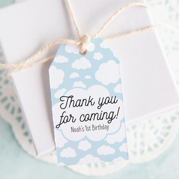 Light Blue Cloud Gift Tags - Printable Digital Download by Greengate Images