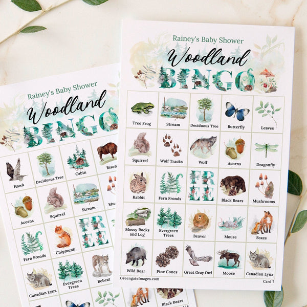 Woodland/Forest Bingo - Greengate Images