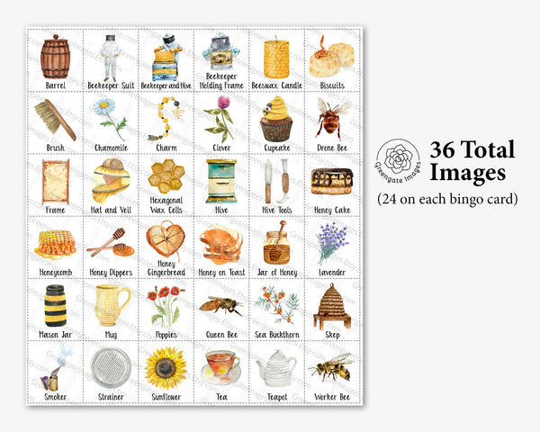 Honey Bee Bingo - Greengate Images