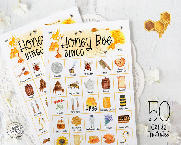 Honey Bee Bingo - Greengate Images