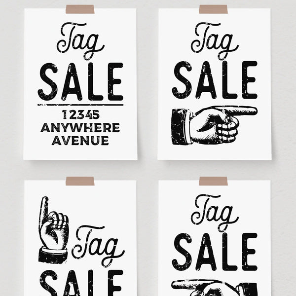 8.5x11" Tag Sale Signs - Printable Digital Download by Greengate Images