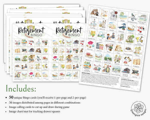 Retirement Bingo - Greengate Images