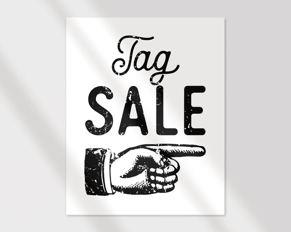 8.5x11" Tag Sale Signs - Printable Digital Download by Greengate Images