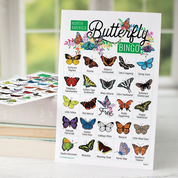 Butterfly Bingo - North American Species - Printable Digital Download by Greengate Images