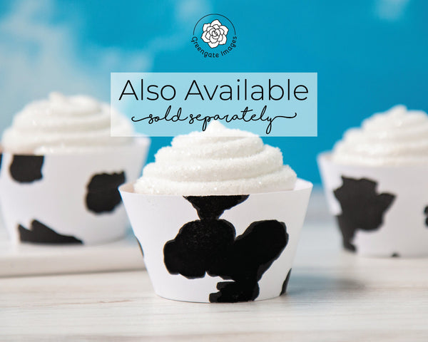 Cow Print Bunting - Printable Digital Download by Greengate Images