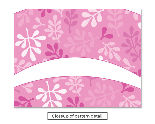 Pink Botanical Cupcake Wrapper - Printable Digital Download by Greengate Images