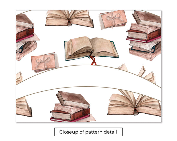 Books/Reading Cupcake Wrapper - Printable Digital Download by Greengate Images