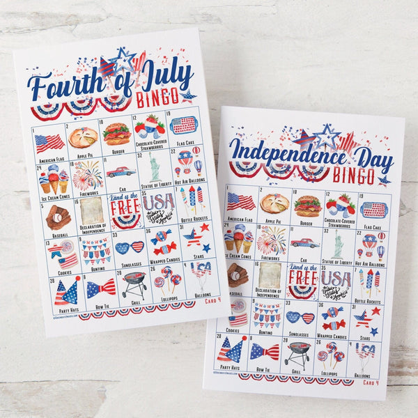 Fourth of July/Independence Day Bingo - Printable Digital Download by Greengate Images