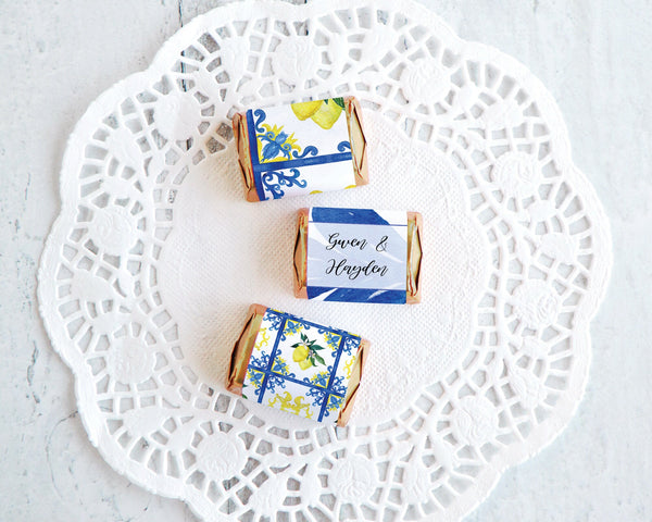 Lemons & Tile Nugget Wrappers - Printable Digital Download by Greengate Images