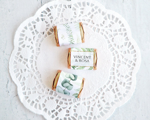 Fern/Eucalyptus Nugget Wrappers - Printable Digital Download by Greengate Images