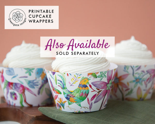 Otomi Nugget Wrappers - Printable Digital Download by Greengate Images