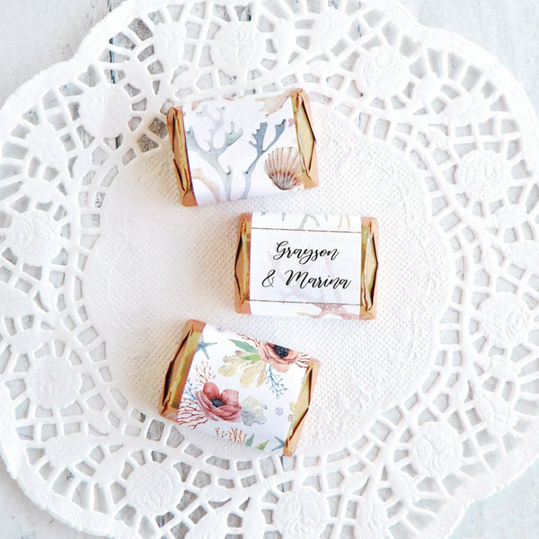 Beach Nugget Wrappers - Ocean Floral - Printable Digital Download by Greengate Images