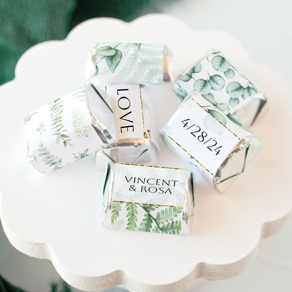 Fern/Eucalyptus Nugget Wrappers - Printable Digital Download by Greengate Images