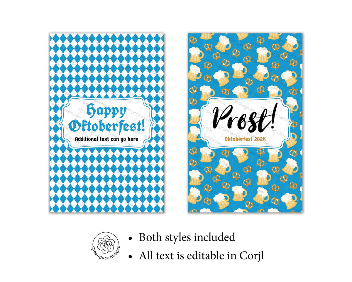 Oktoberfest Popcorn Wrapper Duo Greengate Images
