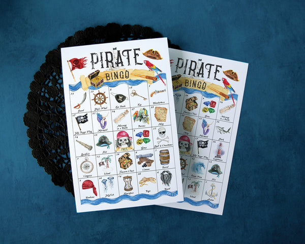 Pirate Bingo - Printable Digital Download by Greengate Images
