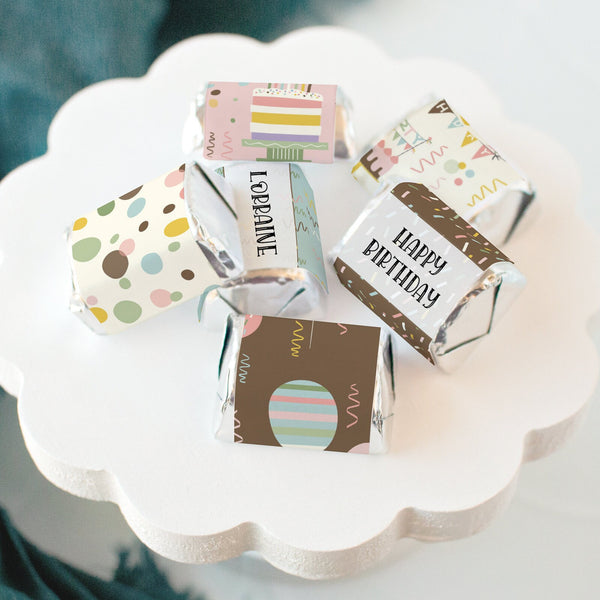 Birthday Nugget Wrappers - Printable Digital Download by Greengate Images