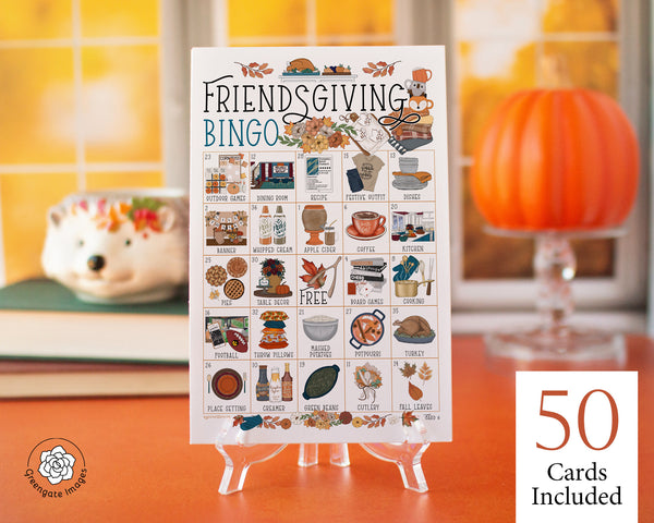 Friendsgiving Bingo - Printable Digital Download by Greengate Images
