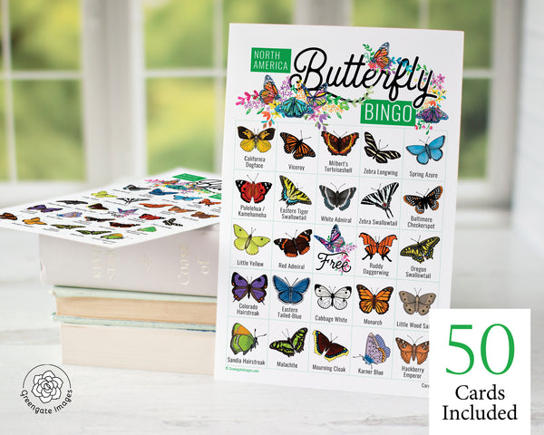 Butterfly Bingo - North American Species - Greengate Images