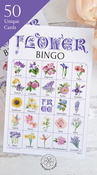 Flower Bingo - Greengate Images