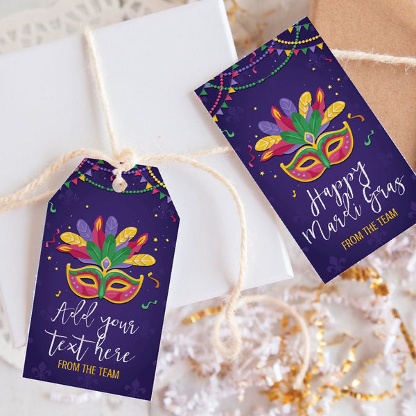 Mardi Gras Gift Tags - Greengate Images