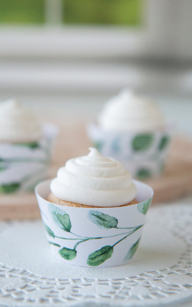 MINI Greenery Cupcake Wrappers - Greengate Images