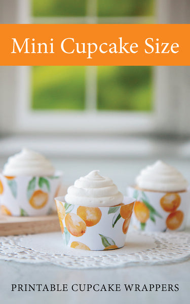 MINI Oranges Cupcake Wrapper - Greengate Images