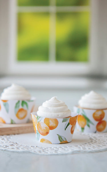 MINI Oranges Cupcake Wrapper - Greengate Images