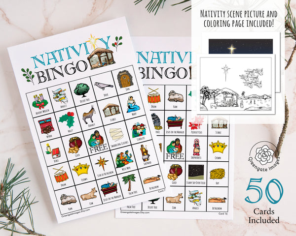 Nativity Bingo