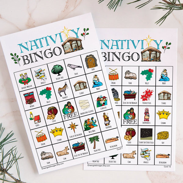 Nativity Bingo - Greengate Images
