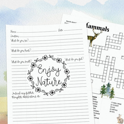 Nature Activity Printables Pack