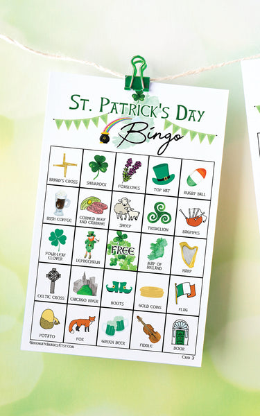 St. Patrick's Day Bingo - I - Greengate Images